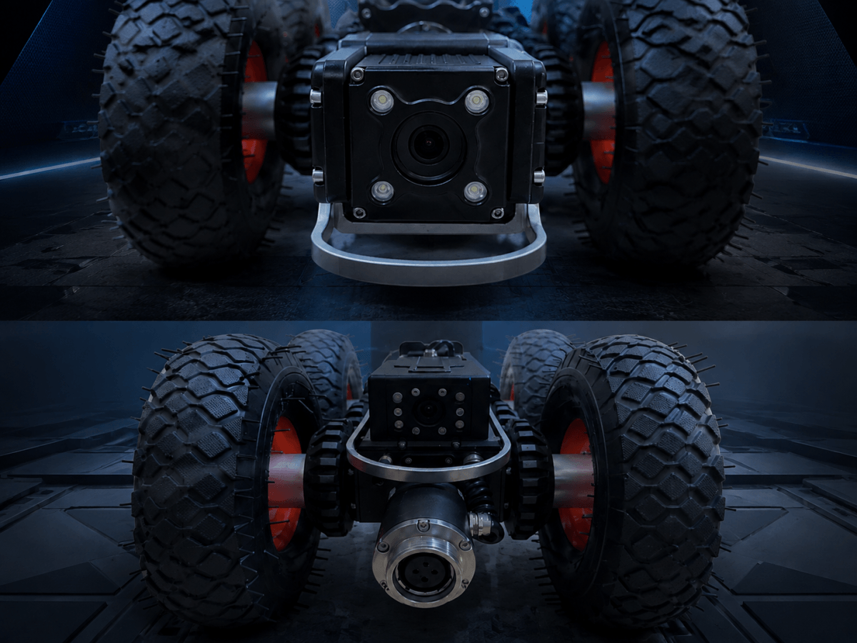 PIPESOLV K20 - close-up of camera head